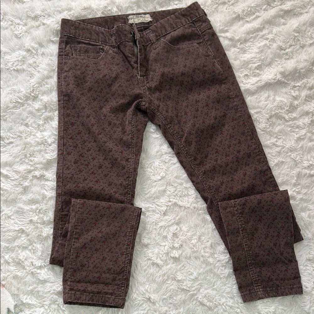 Floral Patterned Pants~ Free People